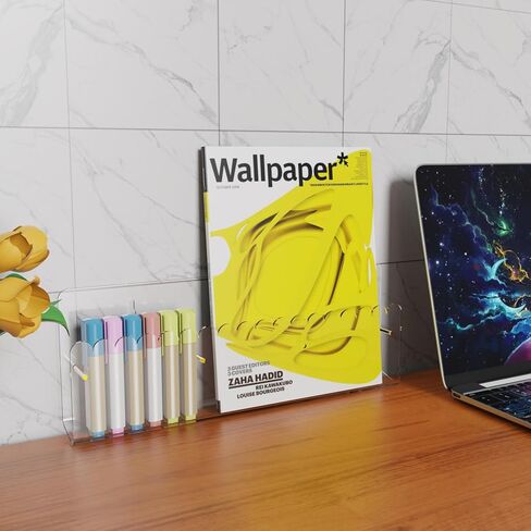 حامل جدار حامل الكتيب ، 2 حزمة نشرة أكريليك وحدات مع الترباس الذهبي المغناطيسي القابل للتعديل ، ودانتيل دانتيل شاشة حامل منظم نشرة Trifold ، وثيقة ، و نشرة ، 6 فتحات in Kuwait