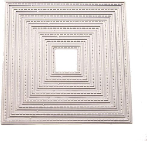 Arbuya 5pcs/مجموعة مختلفة من الإطار المربع غير منتظم يموت القطع المربعة لصنع البطاقات وحرف ورق القصاصات الورقية in Saudi Arabia