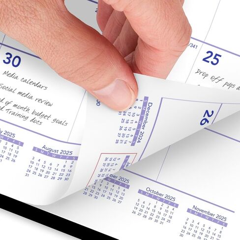 AT-A-GLANCE 2026 Wall & Desk Calendar, 11" x 8", Small, Clear Cover and Vinyl Holder (SK80026) in Saudi Arabia