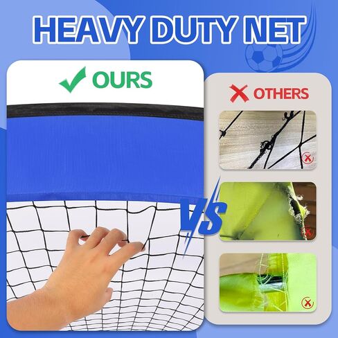 Pop Up Kids Toddler Soccer Goal, 3.3x2.2ft Portable Soccer Goals for Outdoor Indoor, Foldable Backyard Soccer Goal, Mini Soccer Net for Kids with Carry Bag, Orange in Saudi Arabia