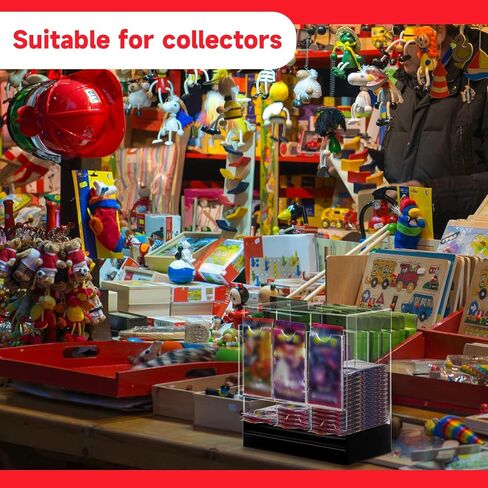 2 Pcs Acrylic Booster Pack Dispenser, 3 Slots Card Dispenser Storage and Organizer, for Trading Card, Booster Packs, Sports & More in Saudi Arabia