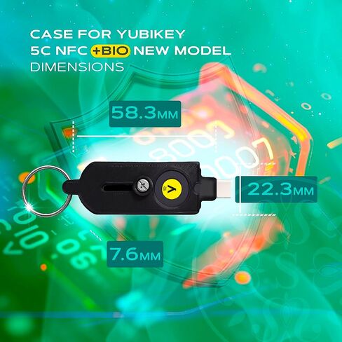 سلسلة مفاتيح Cover Case لـ Yubikey 5C NFC - حماية متينة مع سهولة الوصول in Kuwait