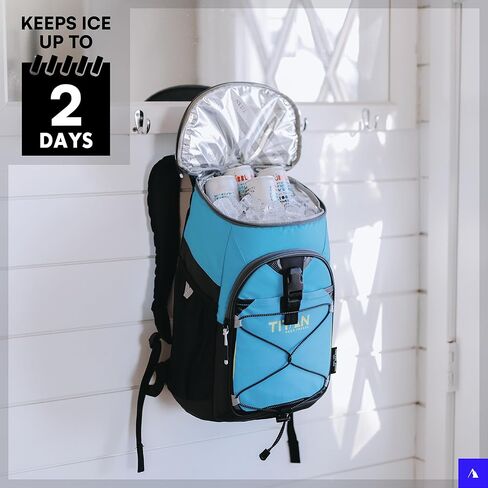 Titan Deep Freeze Backse Backpack Cooler 24 Can Can Boot Bag Indulation ، Seagrass in Kuwait