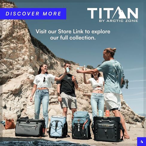 Titan Deep Freeze Backse Backpack Cooler 24 Can Can Boot Bag Indulation ، Seagrass in Kuwait