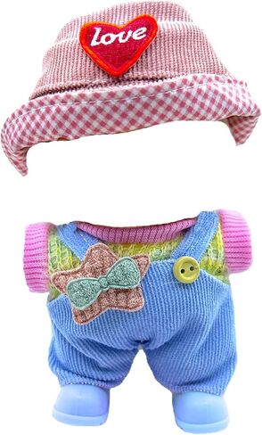 مجموعة ملابس الدمية التي تبلغ مساحتها 17 سم ، كاميرا دمى تزيين مصنوعة يدويًا ، تلبيس ملابس فريدة من نوعها لليسكلات ملحقات 17 سم (لا دمية) in Kuwait