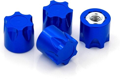 4PCS Aluminium Wheel Rim Center M4 Nut Replacement for TRAX4 TRAX6 SCX10 90046 Redcat Gen8 Tamiya MST CFX VS4-10 1/10 Remote Control Crawler in Saudi Arabia