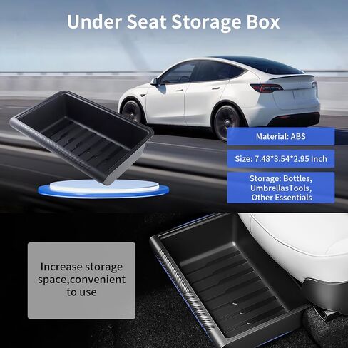 5Pcs Center Console Organizer Tray for Tesla Model 3 Highland 2024 2025 Armrest Storage Tray and Hidden Storage Box, Cup Holder Insert, Laptop Camera Cover in Saudi Arabia