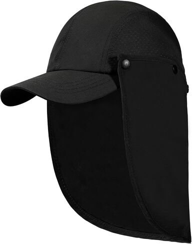 Mens L/XL/XXL Sun Hat with Removable Neck Flap UPF 50+ Fishing Hat in Saudi Arabia
