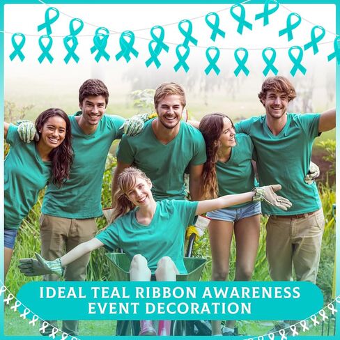 10 مجموعات لافتة التوعية بالصحة العقلية 13.1 قدم أشرطة خضراء لافتة الصحة العقلية قد الأخضر عناصر التوعية الشريطية لمستلزمات الزخارف in Kuwait