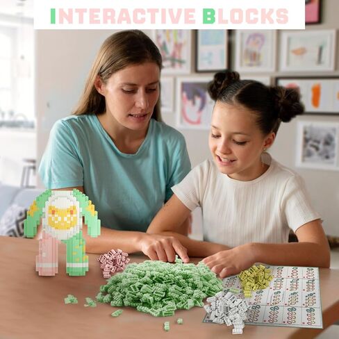 لبنات البناء الدب (2500pcs) | 500 ٪ نموذج عرض الدب | لبنات بناء الحيوانات ثلاثية الأبعاد | تصميم مضان للبالغين والأطفال | فكرة ديكور المنزل والمكاتب | دليل رمز الاستجابة السريعة in Kuwait