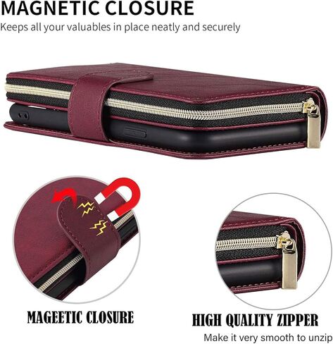 ZcDaye Wallet Case for iPhone XS Max 6.5 "، Premium [مغناطيسي] in Kuwait