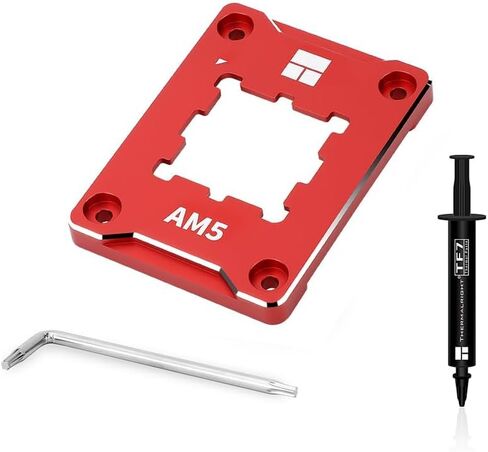 AM5 Contact Frame for Secure AM5 CPU anti buckle kit ، AM5 CPU Bracket جيدة لتصحيح انحناء وحدة المعالجة المركزية (أسود) in Kuwait