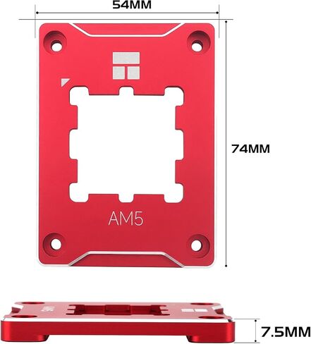 AM5 Contact Frame for Secure AM5 CPU anti buckle kit ، AM5 CPU Bracket جيدة لتصحيح انحناء وحدة المعالجة المركزية (أسود) in Kuwait