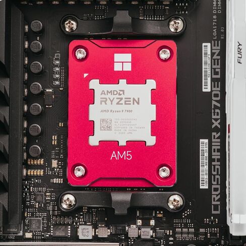 AM5 Contact Frame for Secure AM5 CPU anti buckle kit ، AM5 CPU Bracket جيدة لتصحيح انحناء وحدة المعالجة المركزية (أسود) in Kuwait