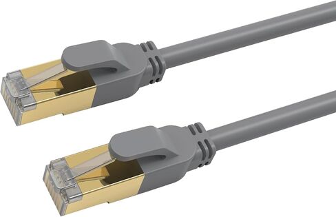 Philips Cat6 Ethernet Cable, Extra Long 7 Ft Cord, 10 Gbps, 250Mhz, Gold Plated RJ45M Connector, for Computer, Game Console, Cable/DSL Modem, Network Switch, Streaming Device, Blue, SWR3913BL/37 in Kuwait