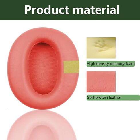 Replacement Ear Pads, Compatible with Edifier W820NB Headphones. New Soft Protein Leather Combined with high-Density Memory Foam, 1 Pair of Replacement Ear Pads (Gray) in Kuwait