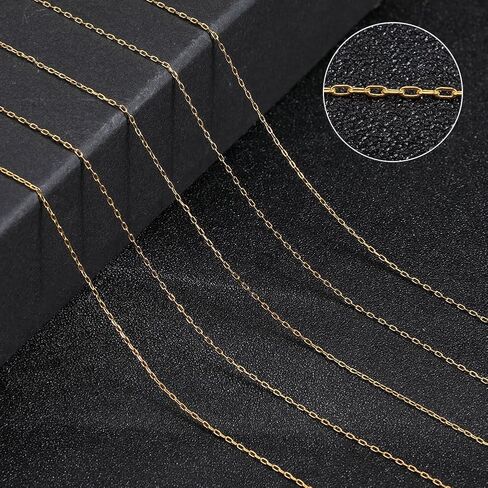 33 Feet/10m 2.5mm Brass Chain Bulk Curb Chain Links Cable Link Chain with 20Pcs Lobster Claw Clasps & 50Pcs Jump Rings Silver Chain Spool for Jewelry Making Supplies DIY Bracelet Necklace in Saudi Arabia