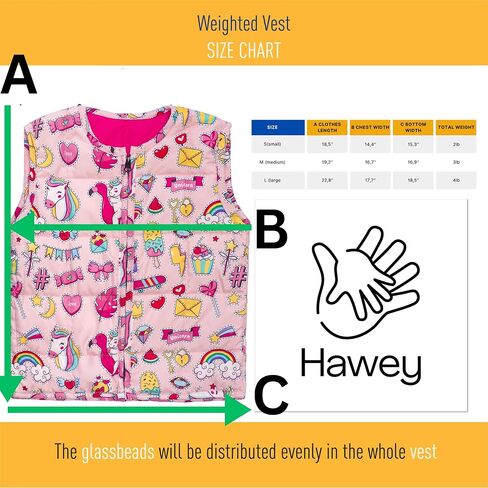 Weighted Vest for Kids Sensory Unicorn in Saudi Arabia
