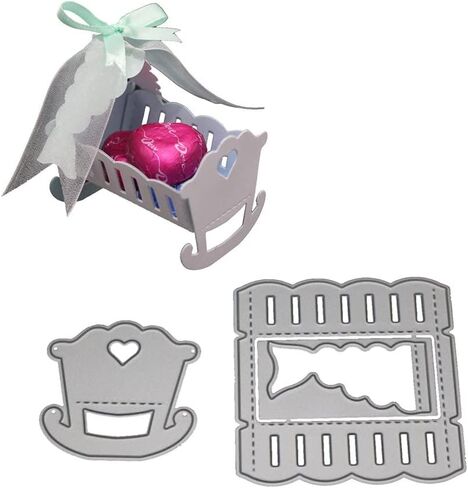 1 Pcs Cute Carousel Whirligig Cutting Dies,DIY Scrapbooking Artist Metal Cutting Dies Stencils for DIY Scrapbooking Decorative Embossing Paper Cards Handcraft Die Cut Size 9.4x5.8cm in Kuwait