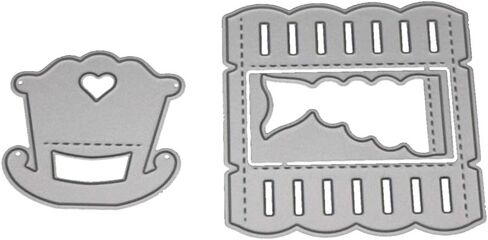 1 Pcs Cute Carousel Whirligig Cutting Dies,DIY Scrapbooking Artist Metal Cutting Dies Stencils for DIY Scrapbooking Decorative Embossing Paper Cards Handcraft Die Cut Size 9.4x5.8cm in Kuwait