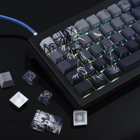 Tsungup Custom keycaps 60 75 في المئة ، Keycaps الباستيل طباعة المفاتيح Keycaps 135 مفاتيح pbt profile keycap in Kuwait