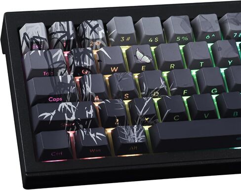 Tsungup Custom keycaps 60 75 في المئة ، Keycaps الباستيل طباعة المفاتيح Keycaps 135 مفاتيح pbt profile keycap in Kuwait