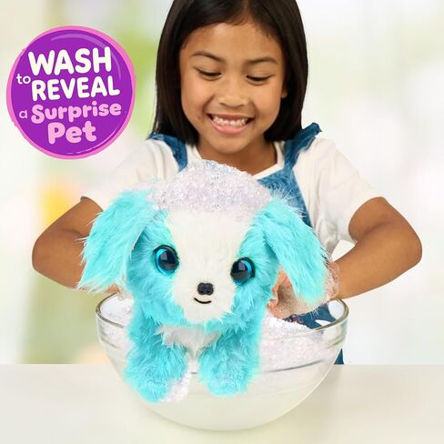 Scruffaluvs Pet Scruffs Pink - Mystery Plush Toy ، طوله 7.5 بوصة - غسل للكشف عن 1 من 3 حيوانات أليفة إنقاذ: جرو ، أرنب ، أو كيتي - يتضمن 8.7 "" Deluxe Pet Carrier - أنماط قد تختلف in Kuwait