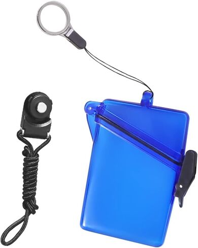 Sport Waterproof ID Card Badge Holder Case with Lanyard Cover Multiple Credit Cards, Registration, ins Card Heavy Duty Durable Locker,Dry Box in Kuwait