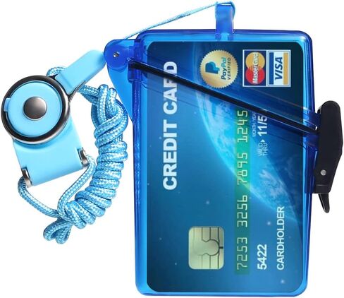 Sport Waterproof ID Card Badge Holder Case with Lanyard Cover Multiple Credit Cards, Registration, ins Card Heavy Duty Durable Locker,Dry Box in Kuwait