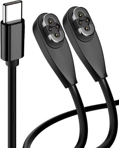 2 Pack Compatible with Shokz OpenSwim Pro S710 Bone Sound Conduction Headphones Charging Cable USB to Sho-kz S710 Cable USB A to 4Pin Magnetic Charger Cord Black 3.3ft in Kuwait