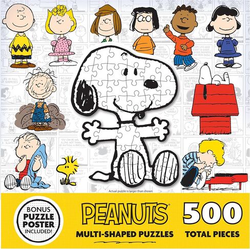 RoseArt - Mini Shaped Multipack - Peanuts Holiday Friends - 500 Piece Jigsaw Puzzle for Adults in Saudi Arabia