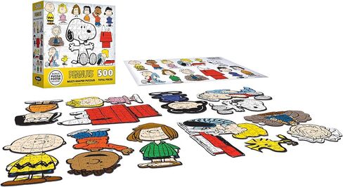 RoseArt - Mini Shaped Multipack - Peanuts Holiday Friends - 500 Piece Jigsaw Puzzle for Adults in Saudi Arabia