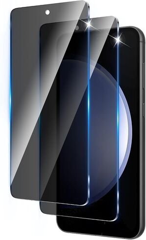 2 Pack Privacy Screen Protector Designed for Samsung Galaxy S24 Ultra,Full Coverage Anti-Spy Tempered Glass Film,9H Hardness,Anti-Fingerprint,Bubble Free,Easy to Install in Kuwait