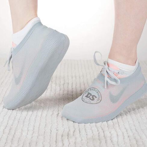 THE DANCESOCKS Carpet, Made in USA Original Over Sneaker Socks for Dance (1 pair - black) in Kuwait