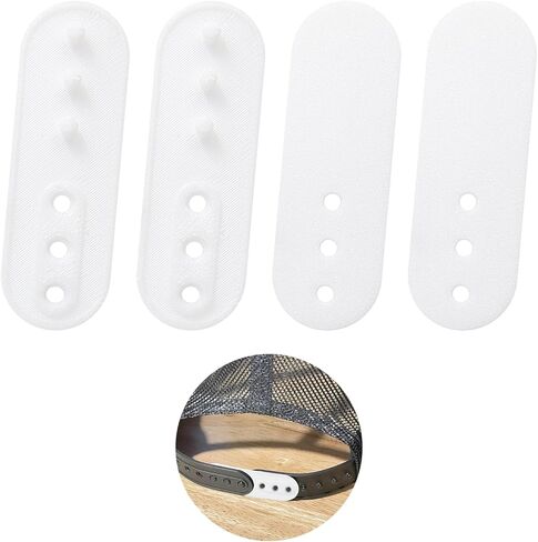 4 Pack Hat Extender, Hat Size Extension Accessories, Hat Snapback Extender, Hat Extender Snapback for Caps Repairing, Add Size and Comfort, Snap-in and Go Black. in Kuwait