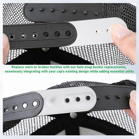 4 Pack Hat Extender, Hat Size Extension Accessories, Hat Snapback Extender, Hat Extender Snapback for Caps Repairing, Add Size and Comfort, Snap-in and Go Black. in Kuwait