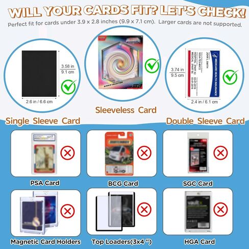 LZSIG Card Binder 4-Pockets, 448 Cards Holder with 56 Removable Sleeves, 3-Ring Zipper Sports Book Compatible with TCG, MTG and Game Cards, Trading Card Collector Album, Gifts for Boys and Girls in Saudi Arabia