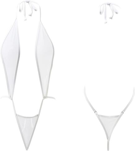 SHERRYLO Sheer Sling Bikini See Through Micro Slingshot Bikinis G String Mini Monokini Extreme See Thru Bodysuit Slingshots in Saudi Arabia