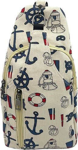 Sonoma Antitheft Daypack Crossbody Sling Backpack, USB Charging, Lightweight Day Pack for Travel, Hiking, Everyday, Regular Southwestern Aztec in Kuwait
