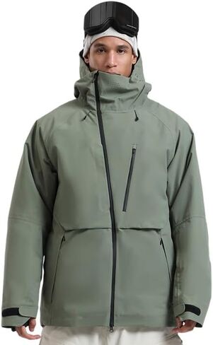 GSOU SNOW Men's Ski Jacket Women Waterproof Snowboard Coat Winter Snow Insulated Windproof Jacket in Kuwait
