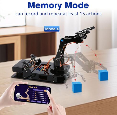 Biped Robot Kit STEM Toys Science Kit for Kids, Bionic Bipedal Robotics Programmable Coding Crafts Set for Arduino ESP32, Birthday Gift for Age 8-12 Boys Girls Teens in Saudi Arabia