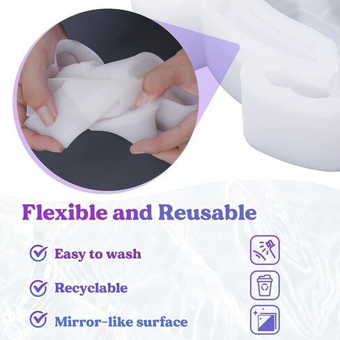 LET'S RESIN 3 pcs Sea Turtle Meditation Resin Molds, Flexiable & Easy Clean Epoxy Resin Molds, Cute Zen Yoga Statues Decor for Resin Casting, Soap, Candle, Flowers Preservation, Beach Decor in Saudi Arabia