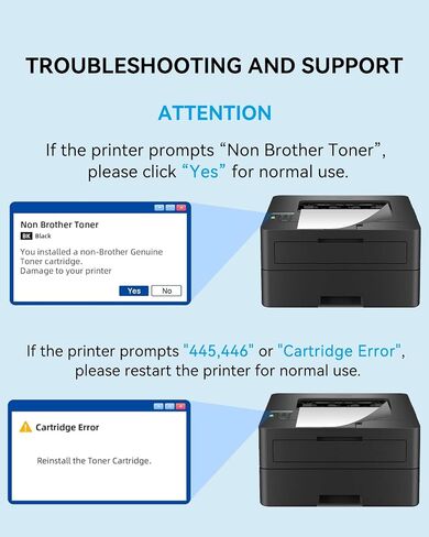 TN-420 TN420 Toner Cartridge for Brother Printer Replacement for Brother TN-450 TN450 Used with HL-2270DW HL-2280DW HL-2230 MFC-7360N MFC-7860DW DCP-7065DN Intellifax 2840 2940 in Saudi Arabia