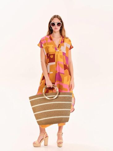 Beach Bags for Women Straw Tote Bag Summer Beach Bag Large Woven Straw Bag for Beach Vacation Holiday in Kuwait