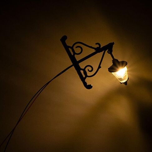 Zerodeko 5 PCS Dollhouse Wall Lamps Lights ، 1: 12 Dollhouse Lamps ، Mini Dollhouse Wall Lights ، Mini Wall Scones for Dollhouse Room Yard Dey in Kuwait