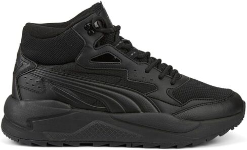 PUMA mens X-ray Speed Mid Winter Sneaker, Castlerock-puma Black-ebony-high Risk Red, 7.5 US in Saudi Arabia