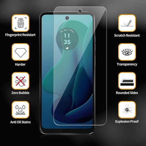 3 حزمة لـ Motorola Moto G Power 5G (2023) / XT2311 واقي شاشة زجاجي مركبة ، مقاوم للخدش ، خالي in Kuwait
