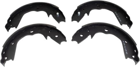TRQ Rear Parking Brake Shoe Set Compatible with 2005-2009 Land Rover LR3 2010-2016 LR4 2006-2012 Range Rover Sport in Kuwait