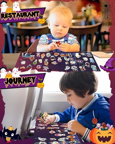 Benresive Reusable Sticker Books for Kids 2-4, Sticker Books for Toddlers 1-3 2-4, Toddler Travel Toys Activities Crafts Gifts - Thanksgiving in Saudi Arabia