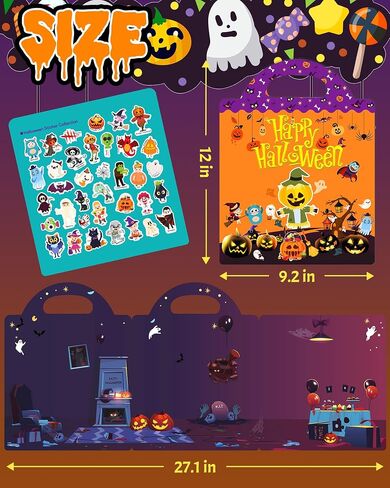 Benresive Reusable Sticker Books for Kids 2-4, Sticker Books for Toddlers 1-3 2-4, Toddler Travel Toys Activities Crafts Gifts - Thanksgiving in Saudi Arabia